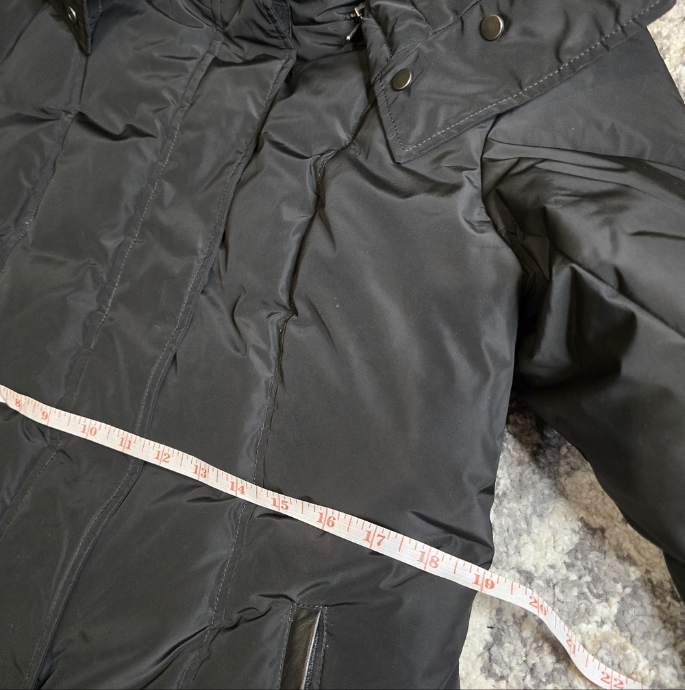 Mackage Black Long Down Parka Jacket - Picture 14 of 15